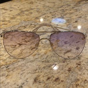 Le Specs Purple Tinted Sunglasses